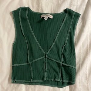 Jade green Urban outfitters crop top
